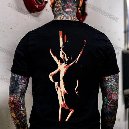 Silhouette of a Female Body Print Men's T-Shirt Image - 1