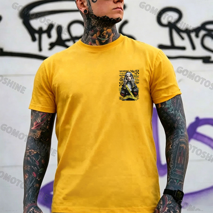 OW Defiant Nun Cross Arrows Print Men's T-shirt