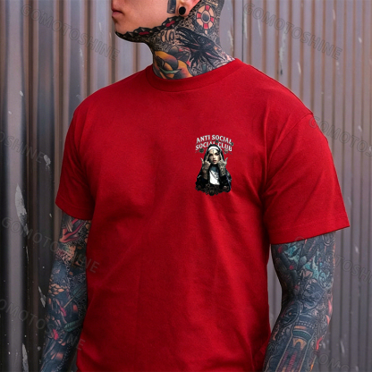ANTI SOCIAL SOCIAL CLUB ASSC Defiant Nun Print Men's T-shirt