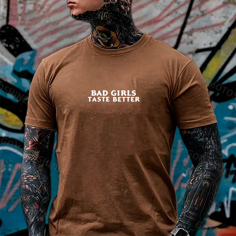 BAD GIRLS TASTE BETTER Sexy Naked Nun Print Men's T-Shirt Image - 21