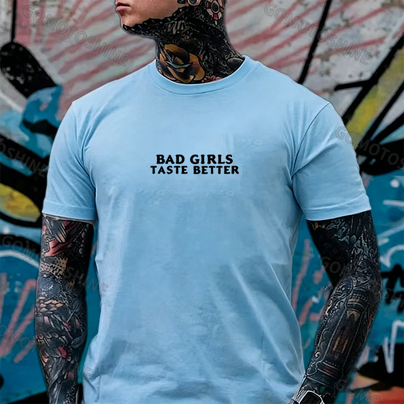 BAD GIRLS TASTE BETTER Sexy Naked Nun Print Men's T-Shirt Image - 22