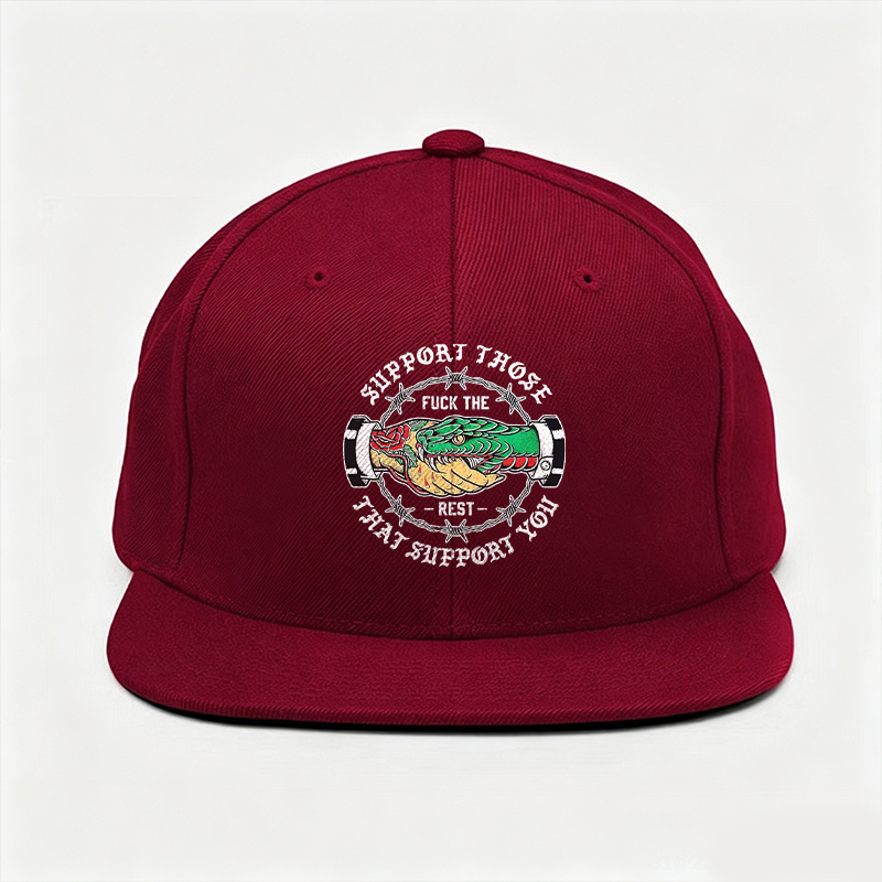 SUPPORT THOSE THAT SUPPORT YOU Fashion Cap Image - 1