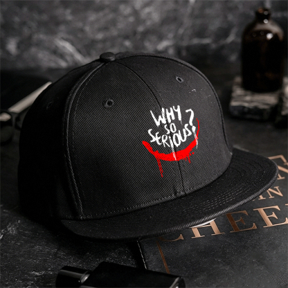 WHY SO SERIOUS Graffiti Fashion Cap Image - 1