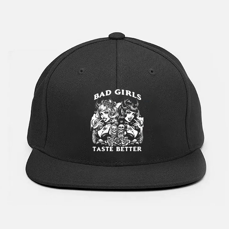 BAD GIRLS TASTE BETTER Devil Girl Fashion Cap Image - 1