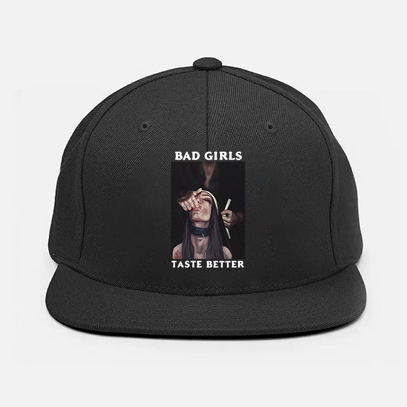 BAD GIRLS TASTE BETTER Suck Finger Nun Fashion Cap Image - 1