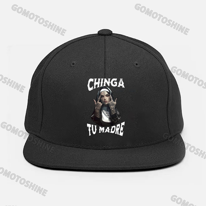 CHINGA TU MADRE Defiant Nun Fashion Cap Image - 1
