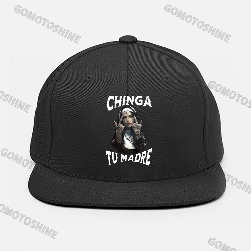 CHINGA TU MADRE Defiant Nun Fashion Cap Image - 1