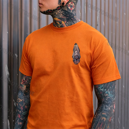 Oral Sex with Tattooed Ghost Dirty Love Black Print T-shirt Image - 31