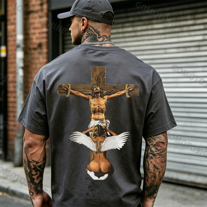 Angels Love Jesus Print T-Shirt Image - 14
