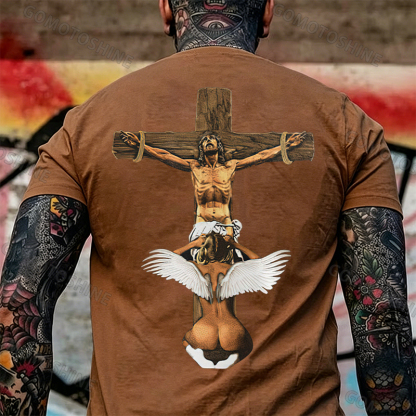Angels Love Jesus Print T-Shirt Image - 17