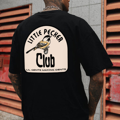 LITTLE PECKER CLUB LIL GENTS MAKING DENTS Print T-Shirt