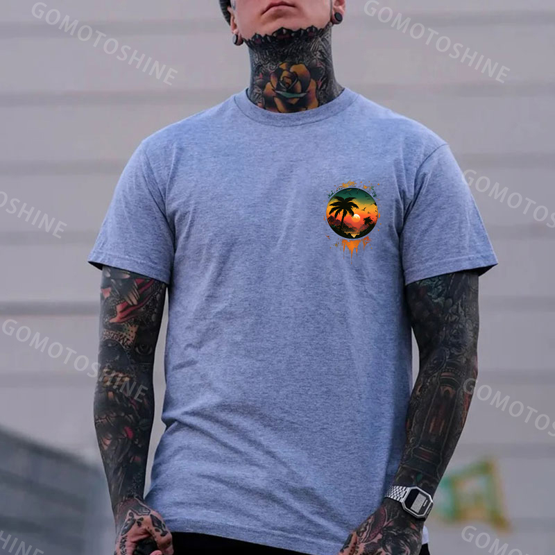 Holiday Paradise Printed Men's T-shirt
