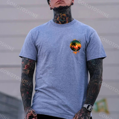 Holiday Paradise Printed Men's T-shirt