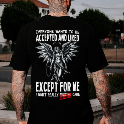 EVERYONE WANTS TO BE ACCEPTED AND LIKED Angel Print Men's T-Shirt