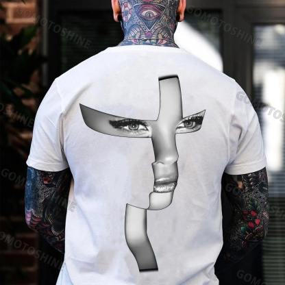 Fashion Woman Print Men's T-Shirt