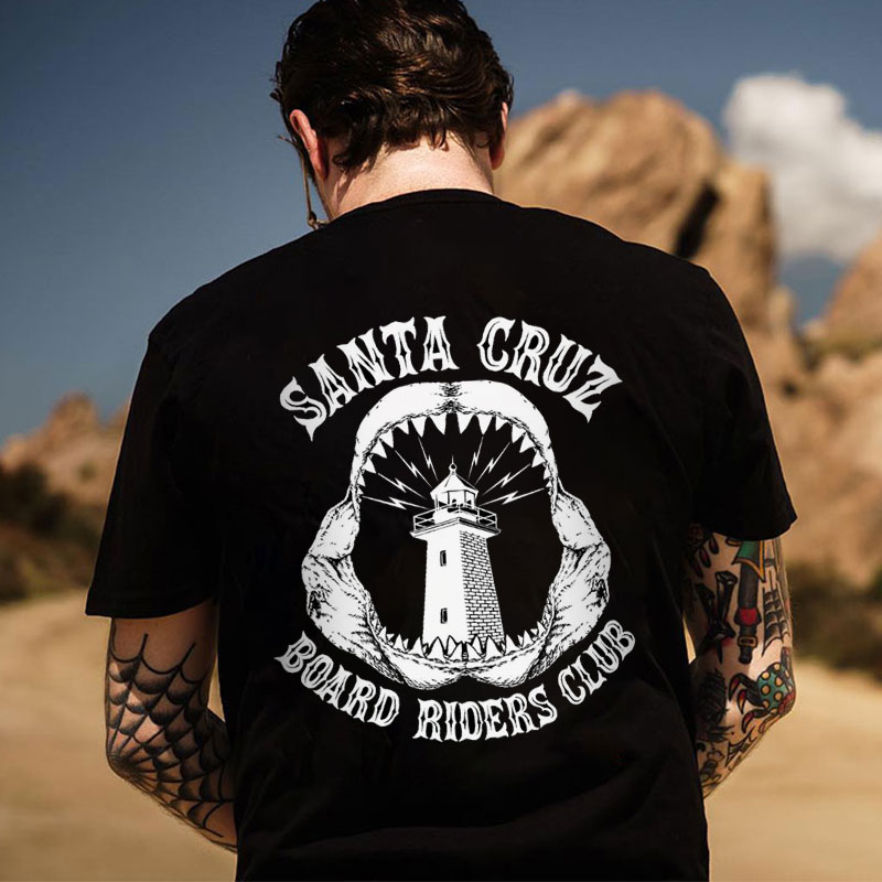 Santa Cruz Black Print T-Shirt