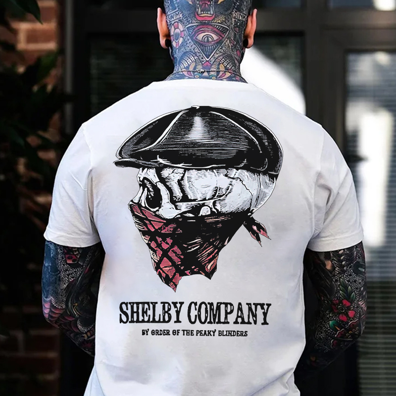 Shelby Company By Order Of The Peaky Blinders Skull Print Men's T-shirt