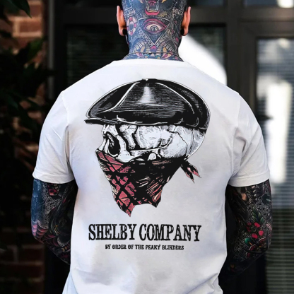 Shelby Company By Order Of The Peaky Blinders Skull Print Men's T-shirt
