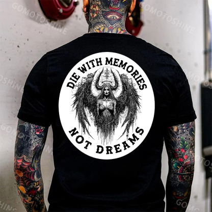 DIE WITH MEMORIES NOT DREAMS Fallen Angel Men's T-Shirt
