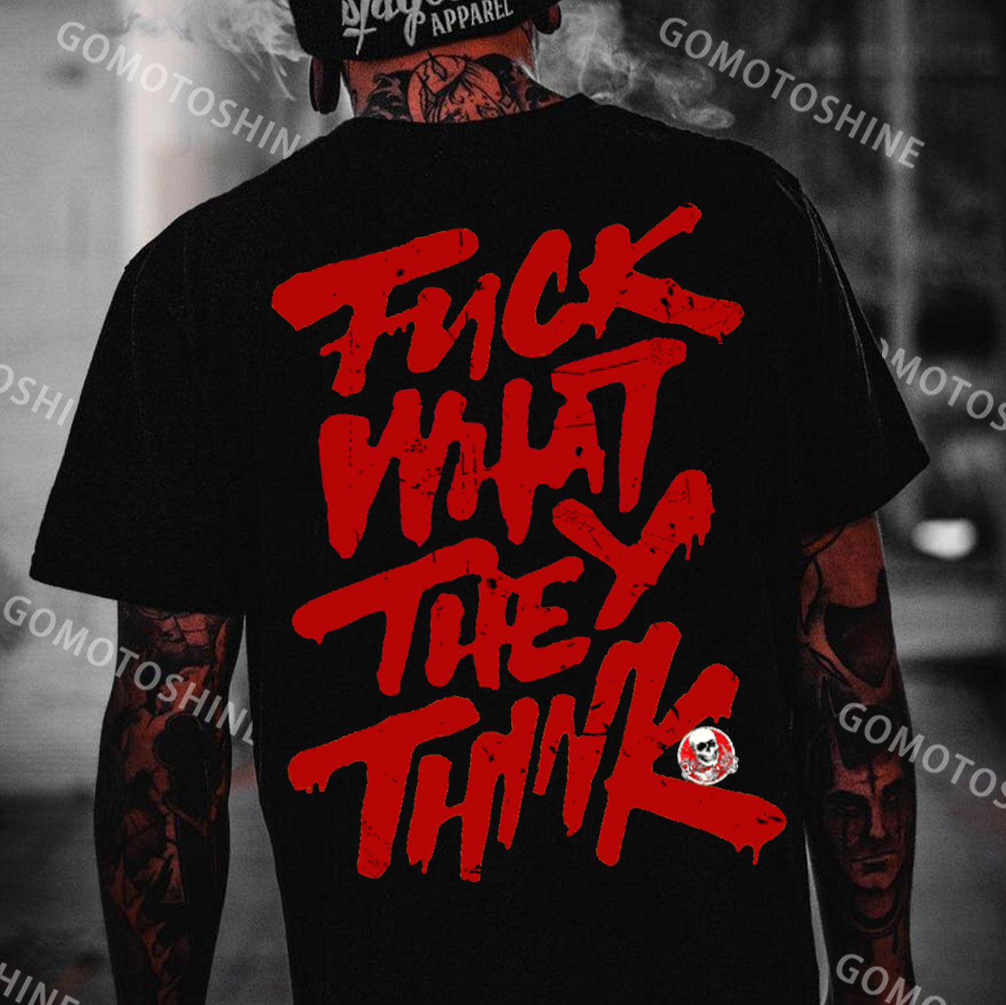 FUCK WHAT THEY THINK Print Men's T-Shirt