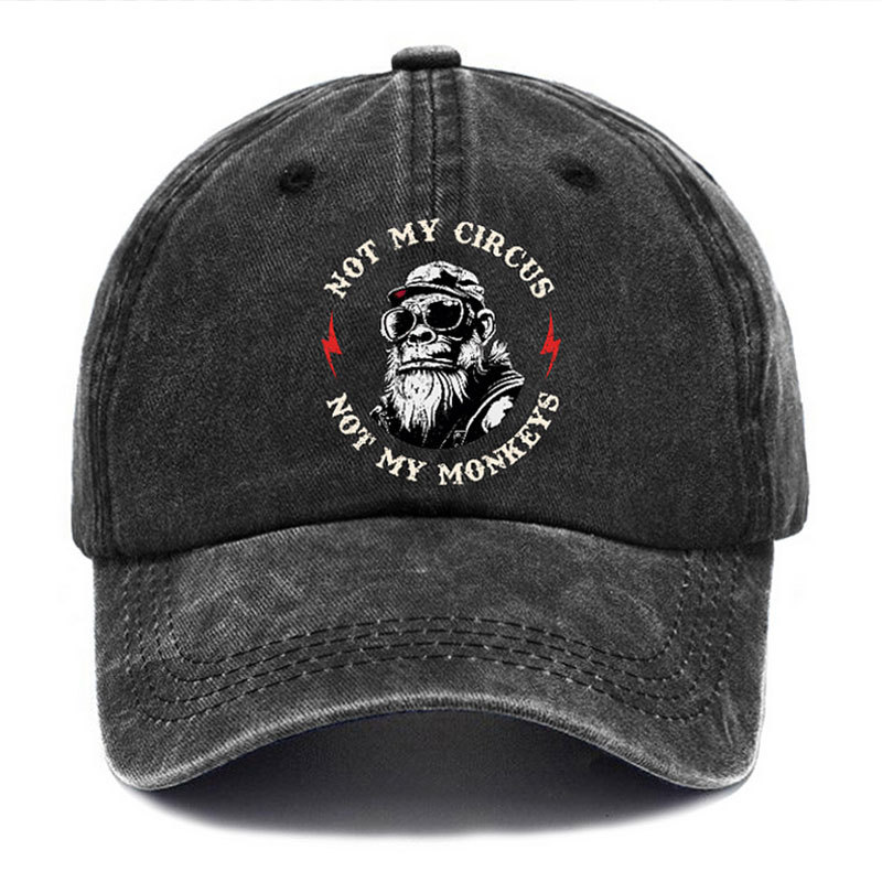 NOT MY CIRCUS NOT MY MONKEYS Fashion Cap