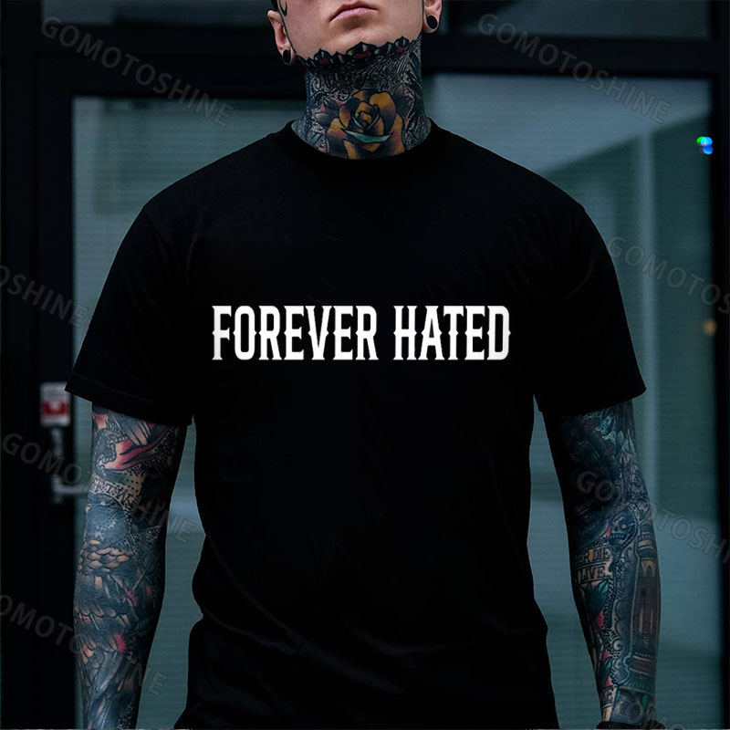 FOREVER HATED Print Men's T-Shirt