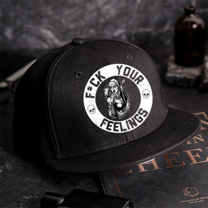 FUCK YOUR FEELINGS Smoking Nun Fashion Cap