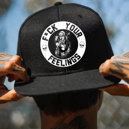 FUCK YOUR FEELINGS Smoking Nun Fashion Cap