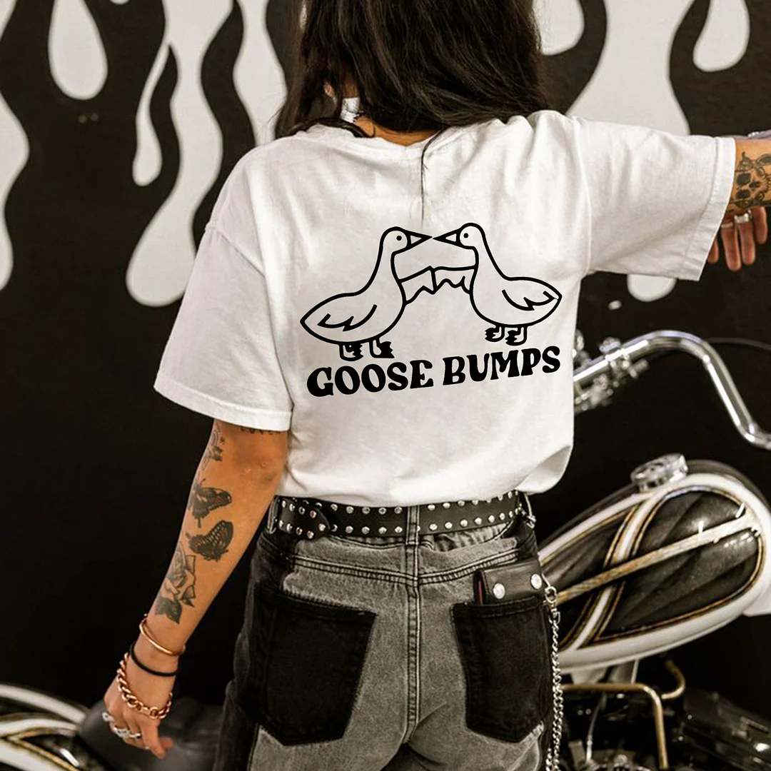 GOOSE BUMPS Print Women's T-shirt