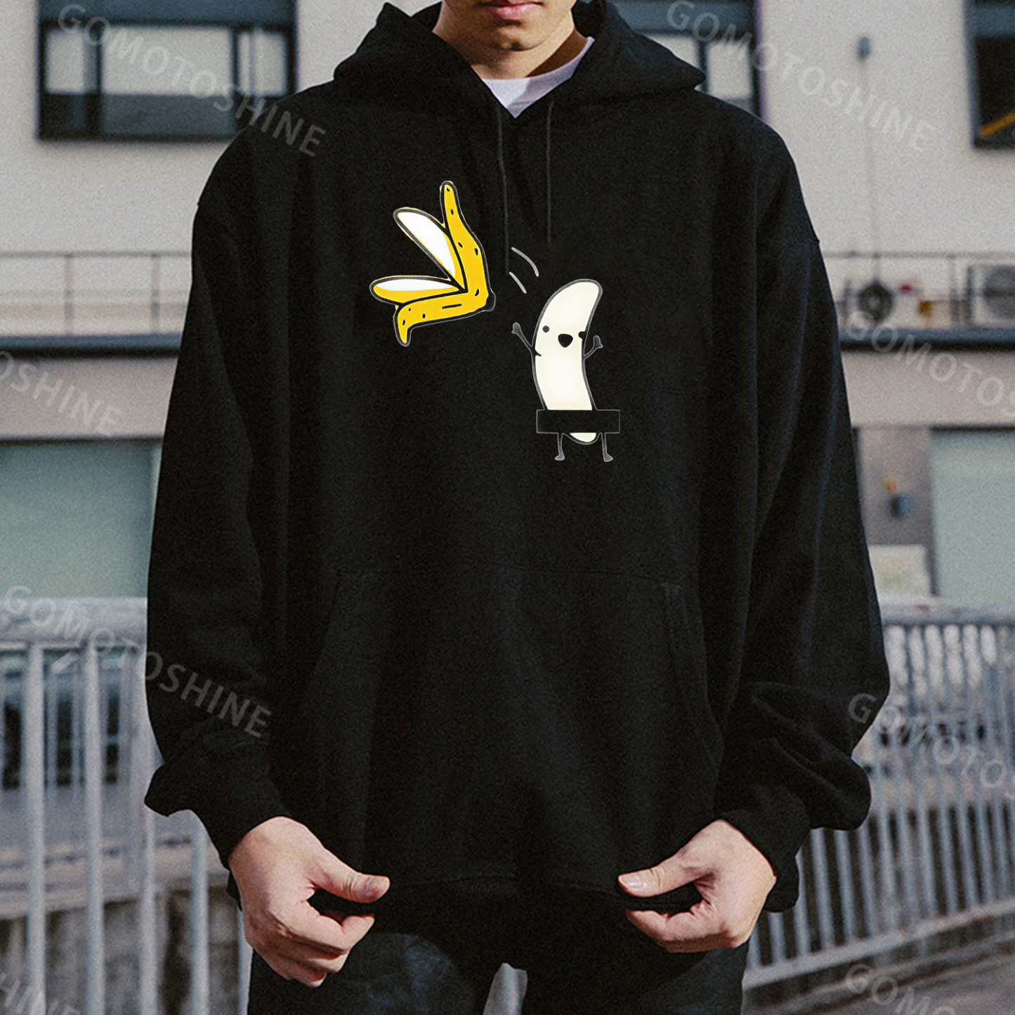 BAD DECISIONS GOOD STORIES Skeleton With Sexy Ladies Black Print Hoodi