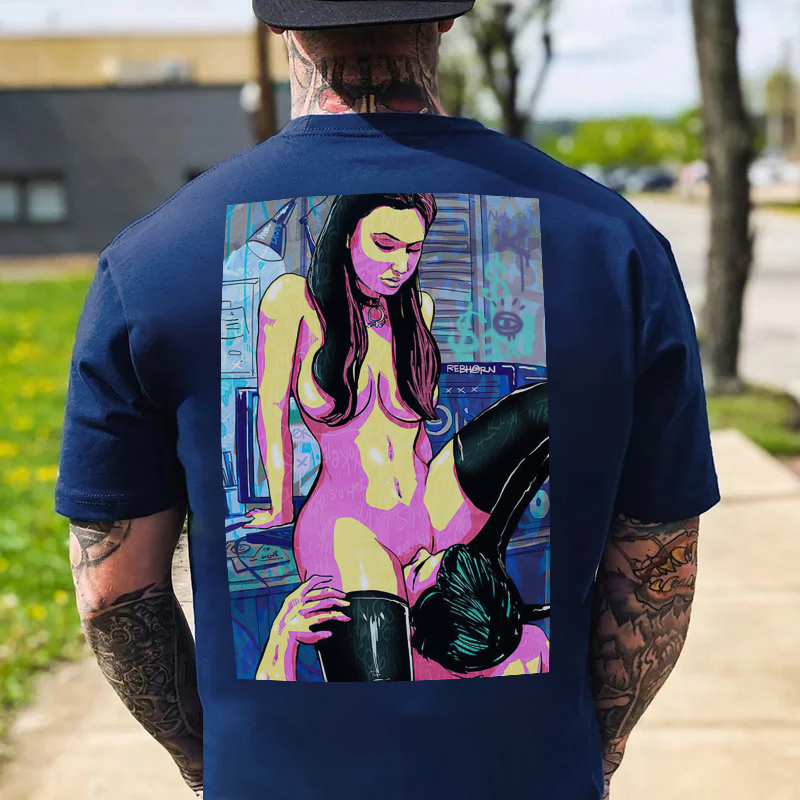 The Man Suck Naked Lady Men's T-shirt