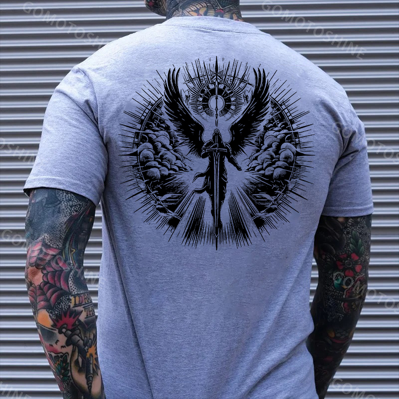 Angel Knight Print Men's T-Shirt