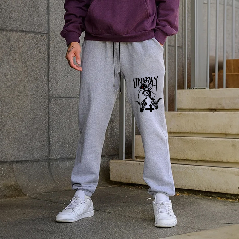 UNHOLY Nun Bad Religion Men's Print Sweatpants