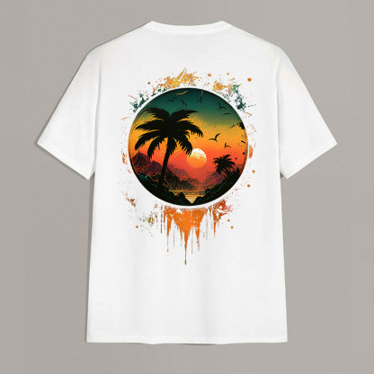 Holiday Paradise Printed Men's T-shirt
