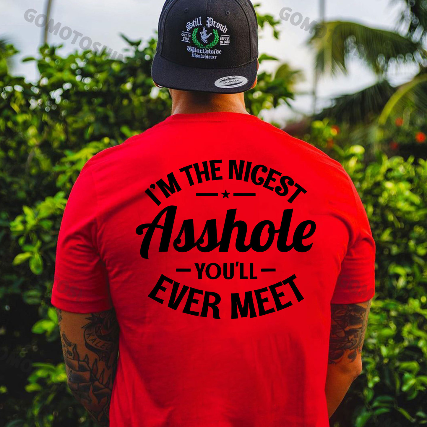 I'M THE NICEST ASSHOLE YOU'LL EVER MEET Print Men's T-Shirt