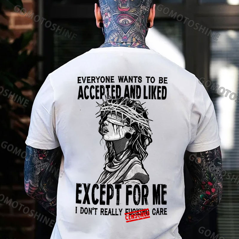 EVERYONE WANTS TO BE ACCEPTED AND LIKED Queen Of Thorns Print Men's T-Shirt