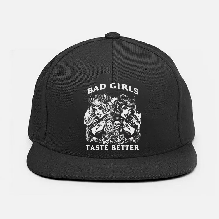 BAD GIRLS TASTE BETTER Devil Girl Fashion Cap