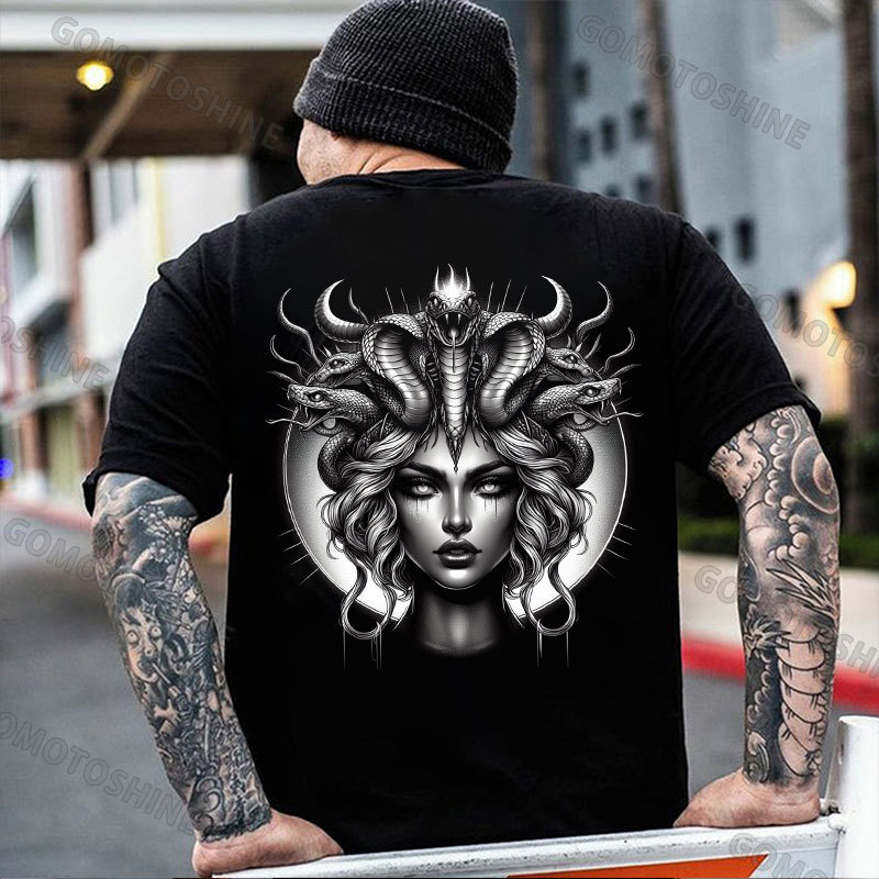 Medusa Queen Print Men's T-Shirt