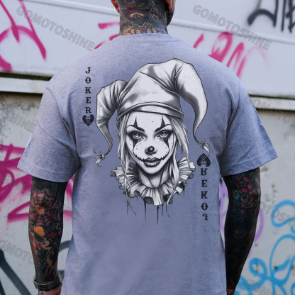 POKER JOKER Joker Lady Print Men's T-Shirt