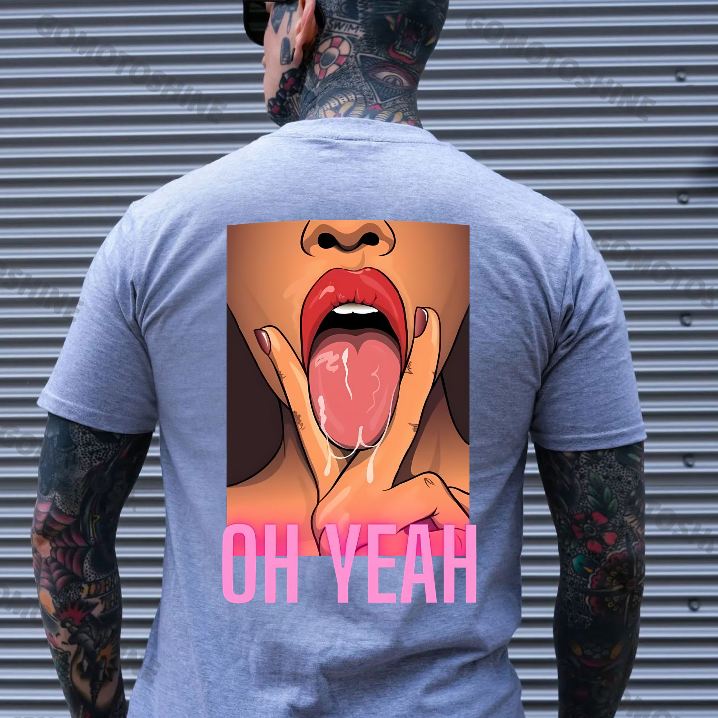 OH YEAH Dirty Woman Print Men's T-Shirt