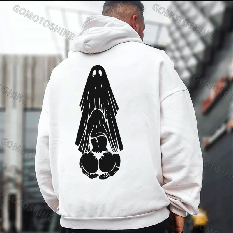 Oral Sex with Ghost Dirty Love Casual Black Print Hoodie