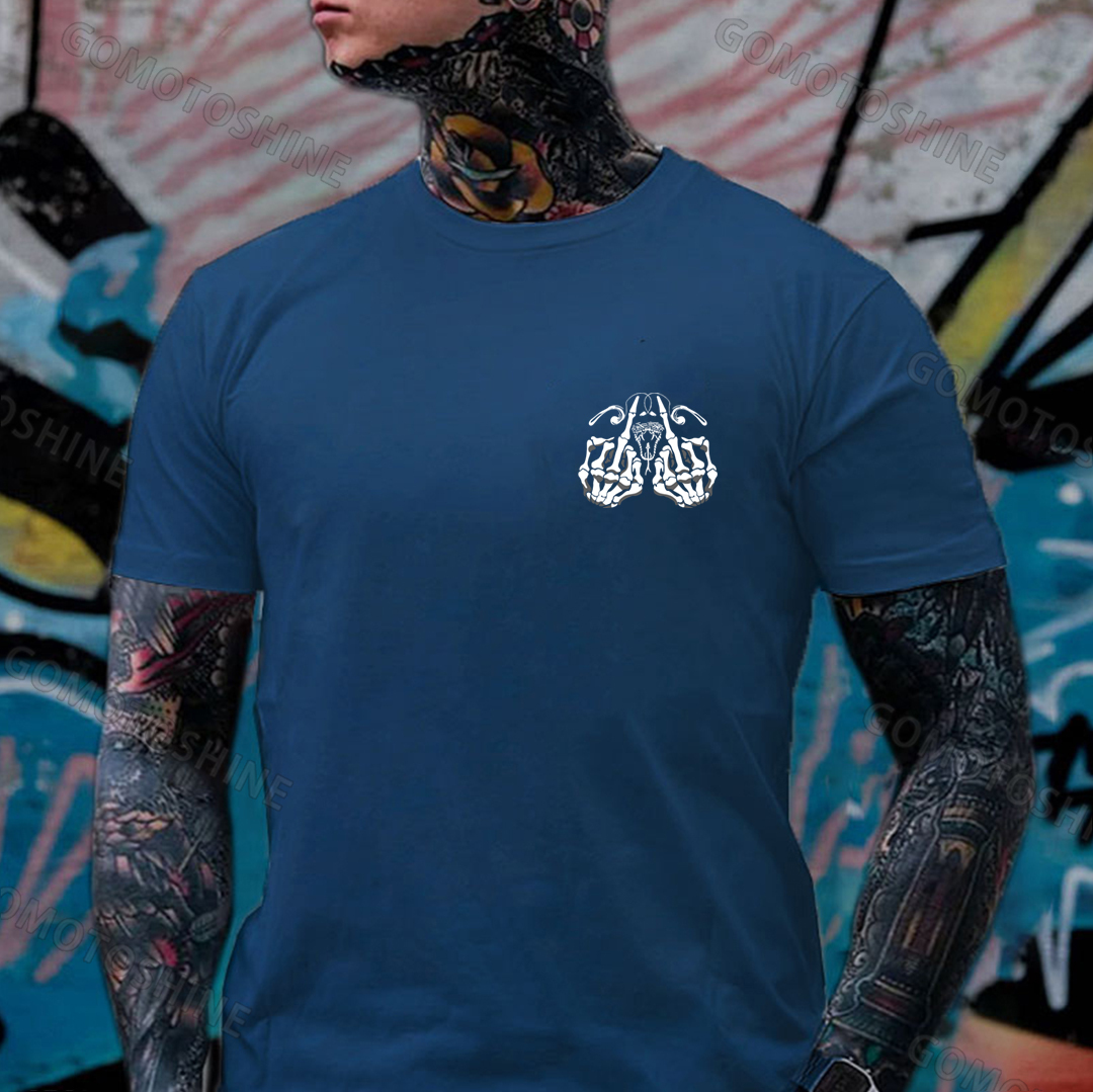 F*CK AROUND AND FIND OUT Bones Black Print T-shirt