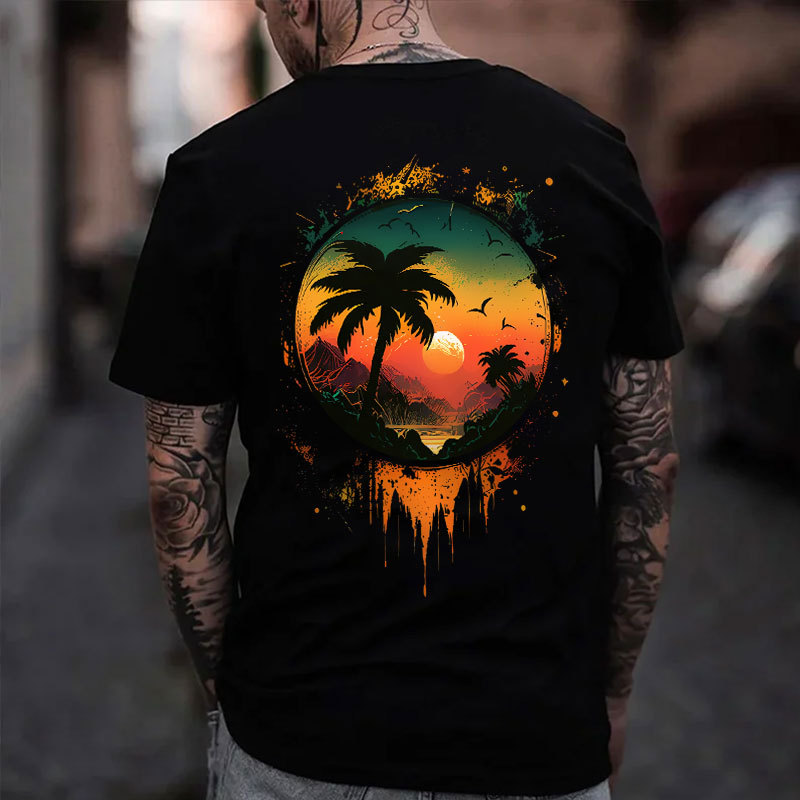 Holiday Paradise Printed Men's T-shirt