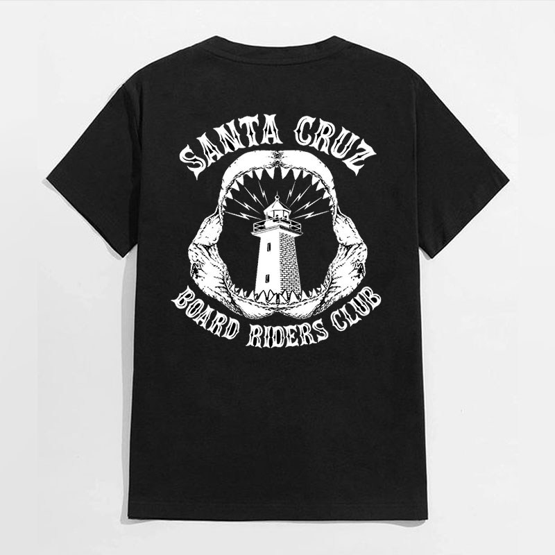 Santa Cruz Black Print T-Shirt