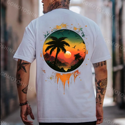 Holiday Paradise Printed Men's T-shirt