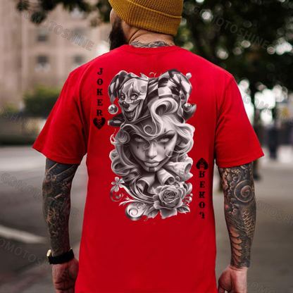 Joker Lady Print Men's T-Shirt