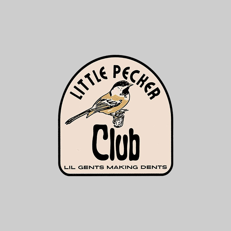 LITTLE PECKER CLUB LIL GENTS MAKING DENTS Print T-Shirt