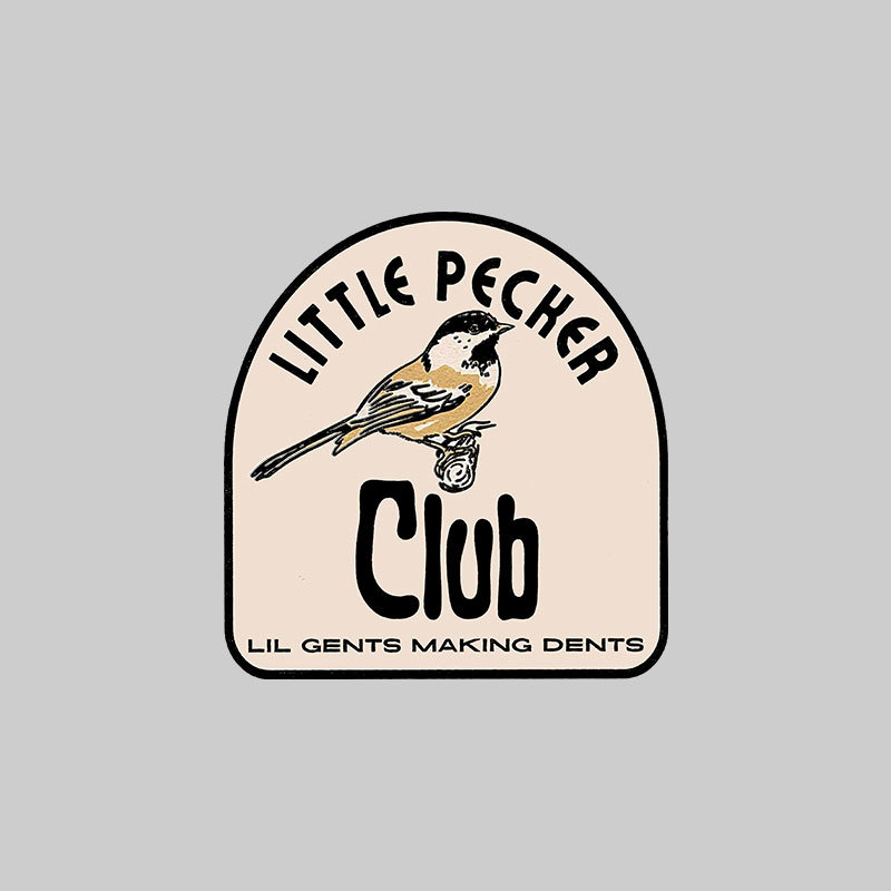 LITTLE PECKER CLUB LIL GENTS MAKING DENTS Print T-Shirt
