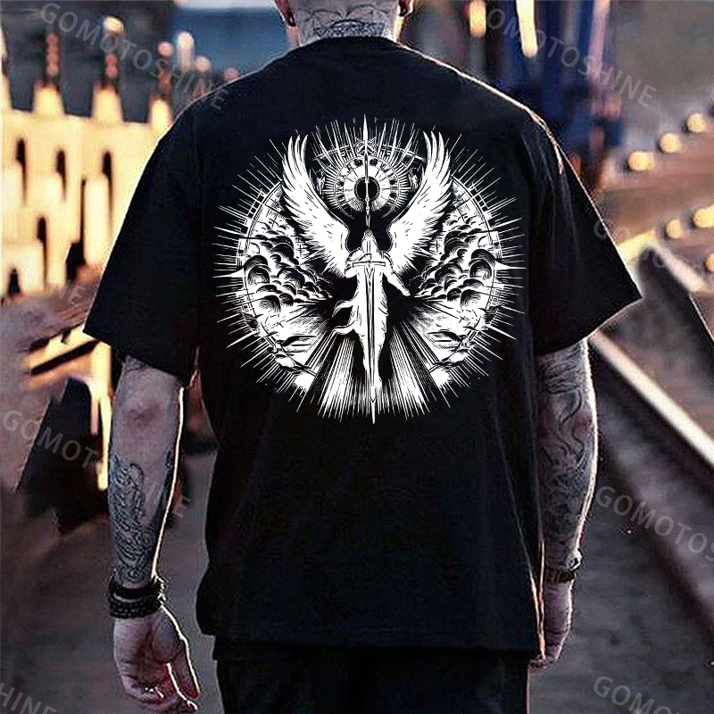 Angel Knight Print Men's T-Shirt