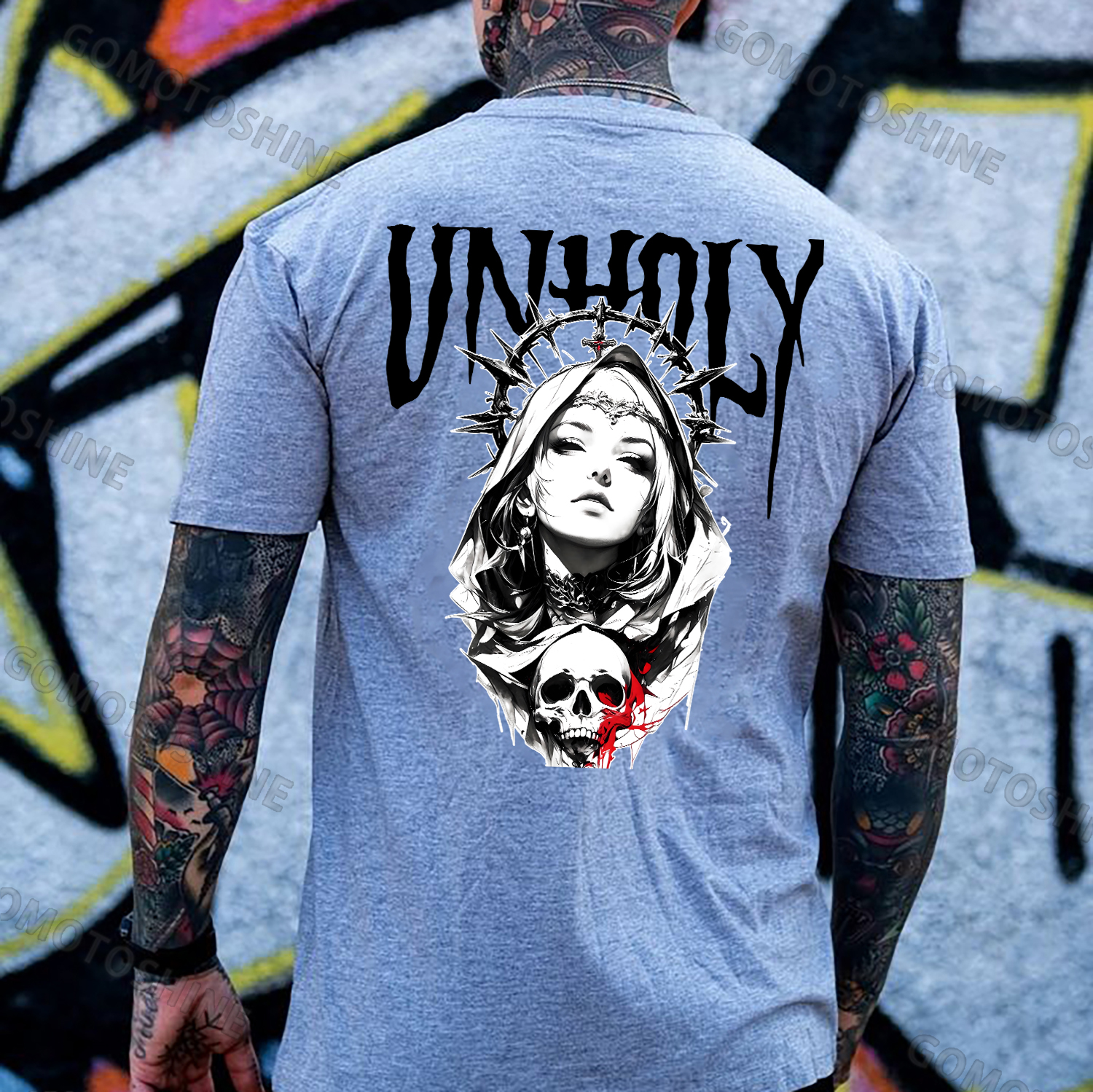 UNHOLY Valkyrie Print Men's T-Shirt